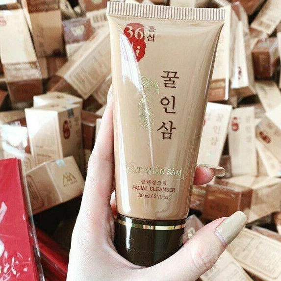 Sữa rửa mặt mật nhân sâm 36 vị 80ml