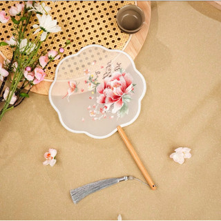 Quạt thêu cao cấp hàng có sẵn