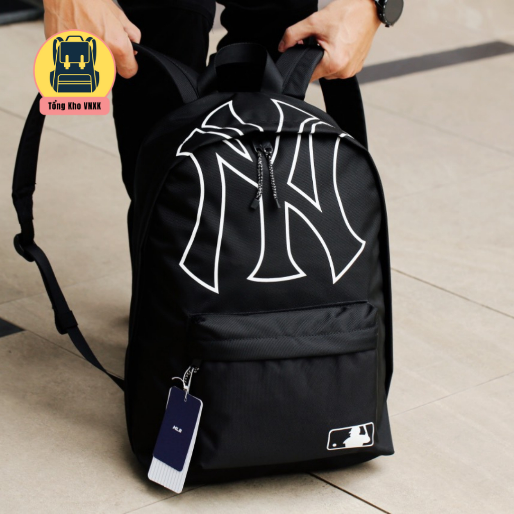 Balo NY Đựng Laptop, Balo Du Lịch Thời Trang M.L.B In Chữ NY Cá Tính