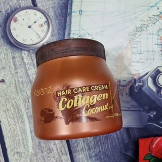 Hấp dầu ủ tóc collagen karanz dừa (nâu) 1000ml [Wego_Cosmectics]