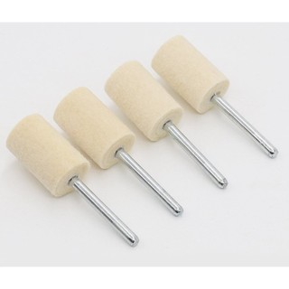 Đầu len cứng đánh bóng / nỉ đánh bóng cán 3mm (combo 3 cái)