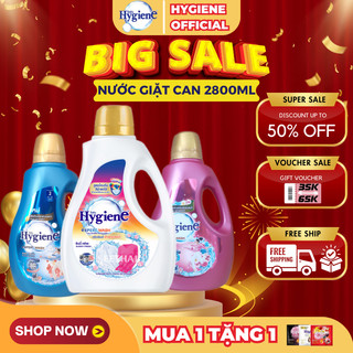 Nước giặt 2in1 Hygiene Expert Wash Thái Lan lưu hương kết hợp xả vải an toàn cho da dung tích 2800ml