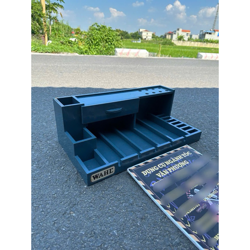 Khay gỗ đựng tông đơ