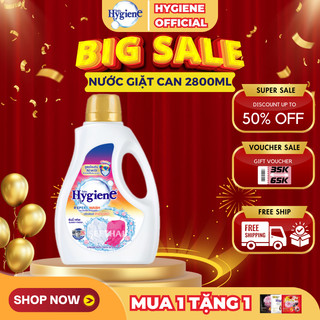 Nước giặt can Hygiene Expert Wash nội địa Thái Lan 2in1 giúp lưu hương, tiết kiệm tối đa can 2500ml