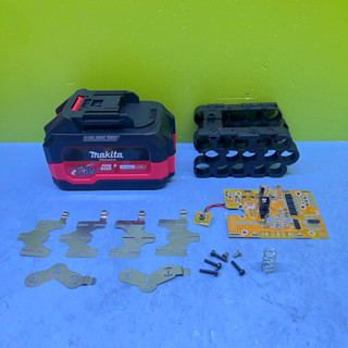 Vỏ mạch pin Makita 18v ( 21v ) 15cell 18650 ( led 2 bên )
