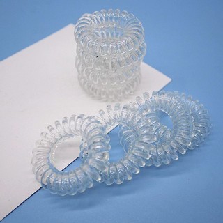 Set 5 Chiếc Dây Cột Tóc Lò Xo Đen - Trắng Co Giãn Cho Bạn Gái