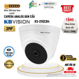 Camera quan sát dome nhựa kb-vision kx-2112cb4 thương hiệu mỹ