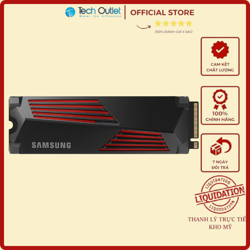 SSD SAMSUNG 990 PRO 1TB HÈN HEATSINK