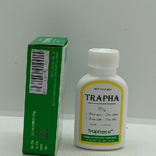 [Chính hãng] BỘT KHỬ MÙI TRAPHA 30G