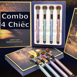 Bàn Chải Đánh Răng Đa Chiều Chải 3 Mặt, Hộp 4 Chiếc Lông Mềm Đánh Bay Mọi Mảng Bám