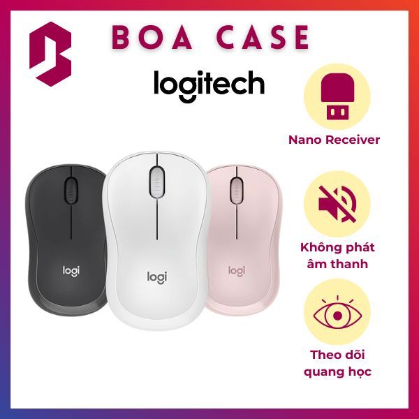 Boa Case - Chuột Bluetooth Logitech M221/M240 (có kèm USB Bolt) chồng ồn cực tốt.