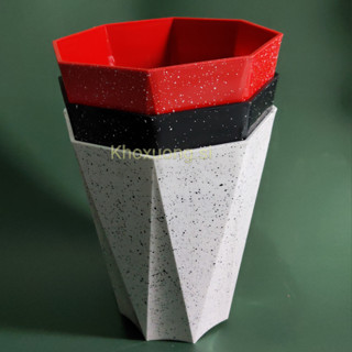 Chậu Trồng Cây - Chậu Nhựa 8 Cạnh Loại To Lớn, Chậu Bát Giác Kiểu Dáng kim cương (✅Size LG33: 310x400x210mm)