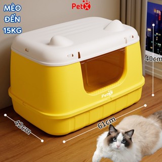Nhà vệ sinh cho mèo cỡ cực lớn cho mèo tới 15 kg PetX