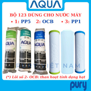 Lõi lọc nước 123 Aqua dùng cho tất cả máy lọc nước RO (Hàng chính hãng)