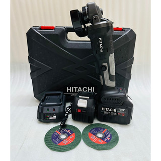 máy mài pin hitachi 199v động cơ không than 2 pin 15cell dòng sả cao
