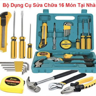 Bộ Dụng Cụ Sửa Chữa Đa Năng, kìm Búa Tô Vít Mỏ Lết Lục Giác Bút Thử Điện Thước Băng Keo Dao