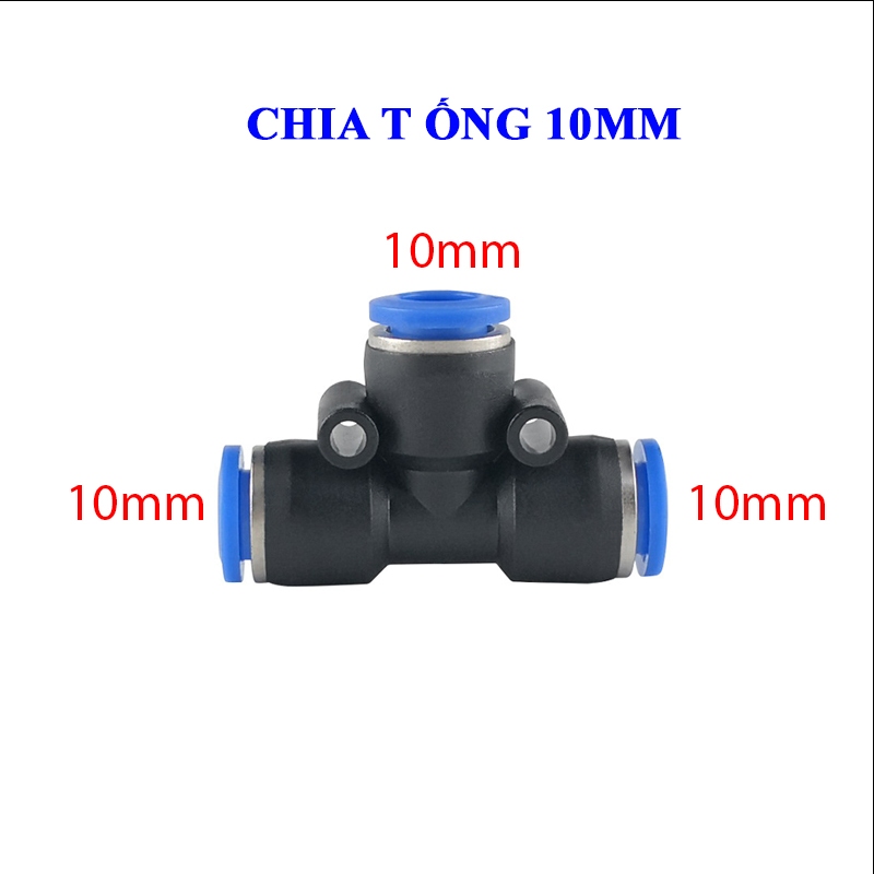 [ 5 Chiếc ] Chia T nối nhanh ống 10mm