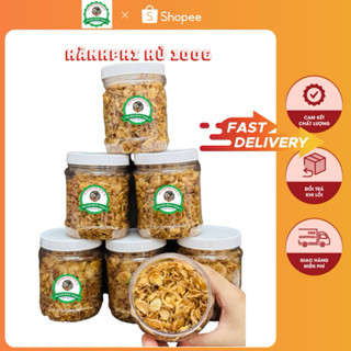 Hủ 100gr hành phi nhà làm siêu thơm ngon dùng chung bánh tráng!