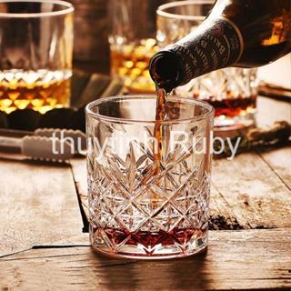  Bộ 6 ly rock uống rượu whisky ly thủy tinh uống rượu mạnh ly uống bia cốc uống nước 
