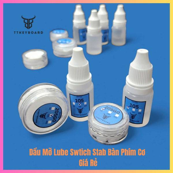 [Hỏa Tốc] Dầu Mỡ Krytox GPL 205G0 GPL 105 Chuyên Lube Switch Và Stab Bàn phím Cơ - Hỗ Trợ Mod Lube -