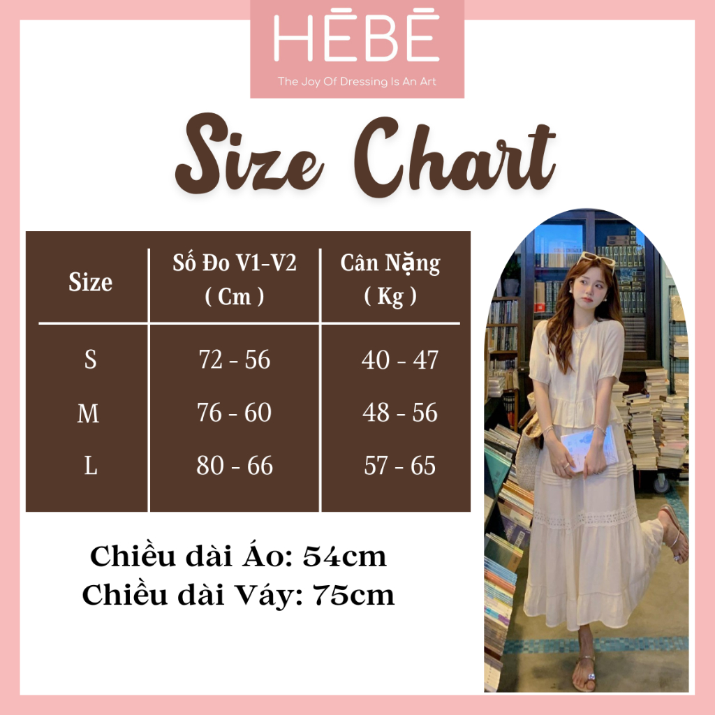 Set váy nữ Kirin thiết kế áo kèm chân váy dáng babydoll xòe tầng xếp ly, Bộ đồ nữ thời trang chất tơ tằm cao cấp HEBE | BigBuy360 - bigbuy360.vn