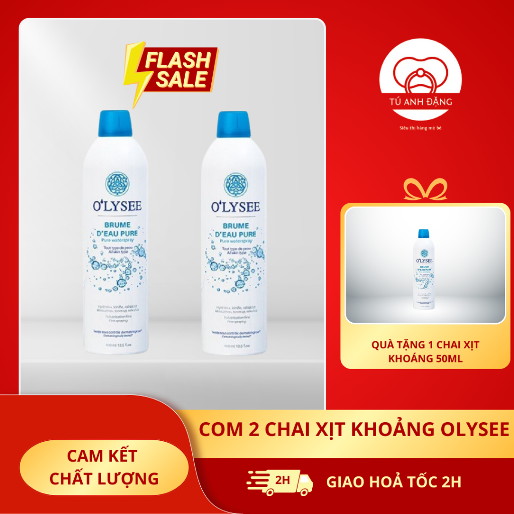 Xịt khoáng Olysee Pháp 400ml