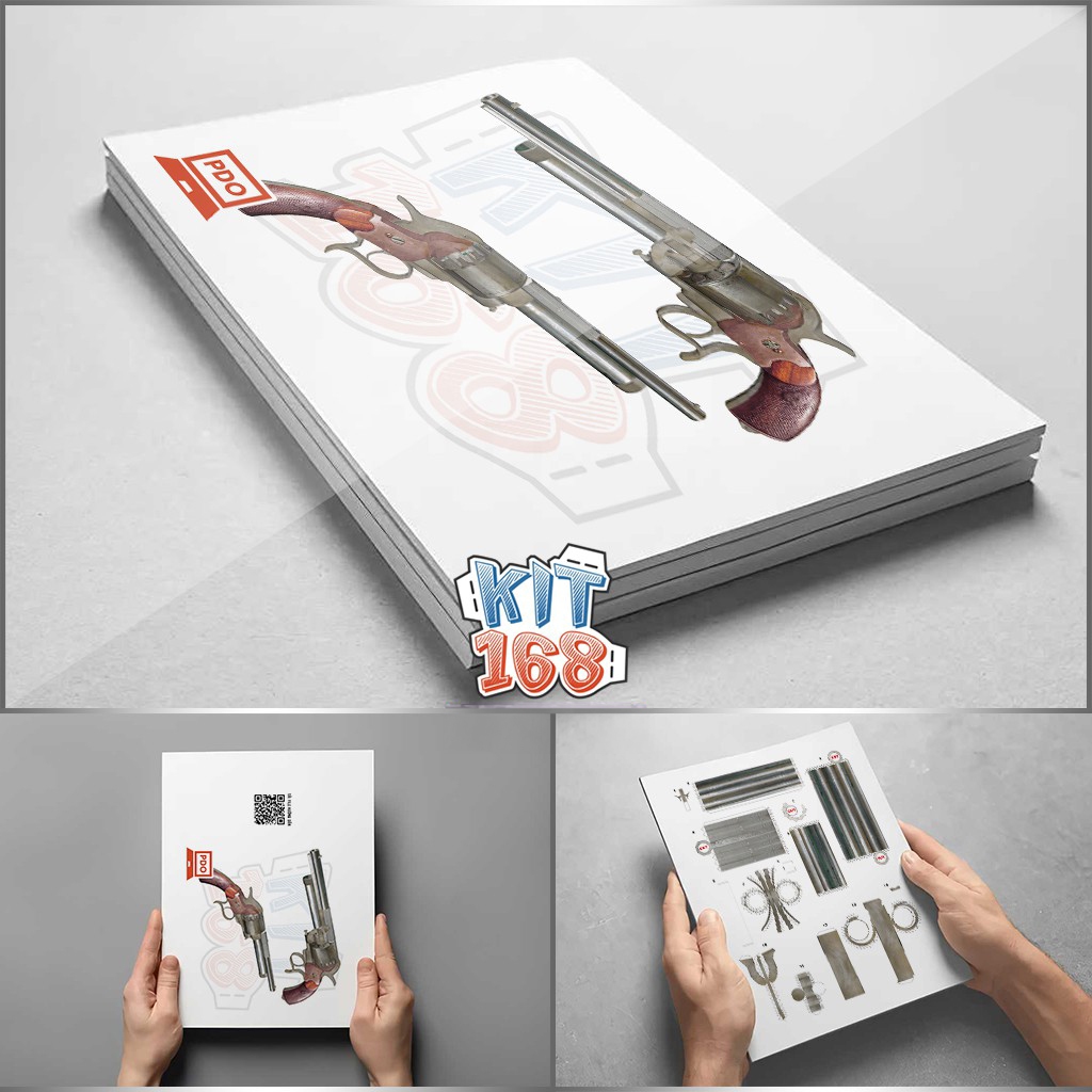 Mô hình giấy LeMat Revolver (tỉ lệ 1:1)