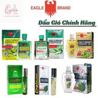 Dầu Gió Eagle Brand, Dầu Khuynh Diệp Con Ó 2 Nắp 30ml