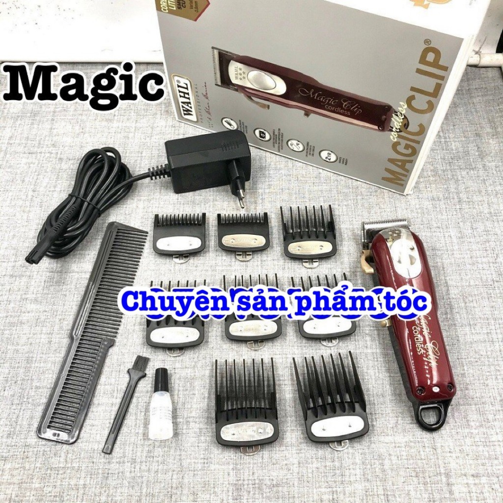 ✅freeship✅ Tông đơ WAHLL cắt tóc cao cấp MAGICC CLIPP lưỡi kép ( cữ thép )