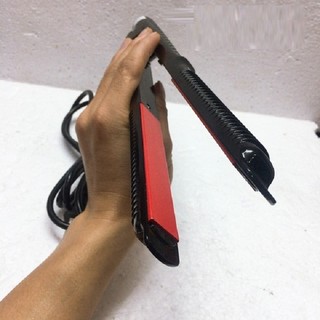 (tặng lược chia tóc) Máy là cúp Hàn Quốc lưỡi đỏ