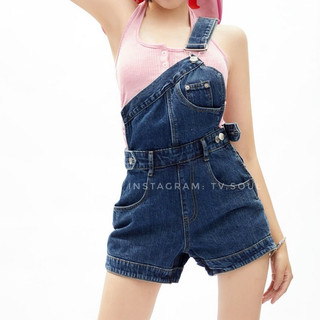 [CÓ SẴN, ẢNH THẬT] 𝐓𝐕 𝐒𝐎𝐔𝐋 Quần yếm jean