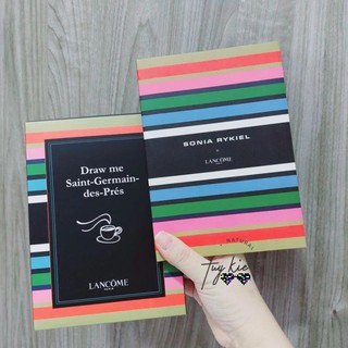 [ Gift Hãng ] Sổ Tay LÂN(0M€ × Sonia Rykiel Notebook Gift Box Limited