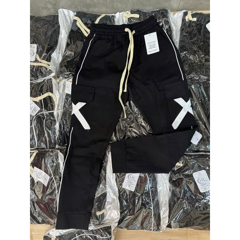 Quần Jogger chữ X nam , vải co giãn, thoáng khí, dày dặn,phong cách