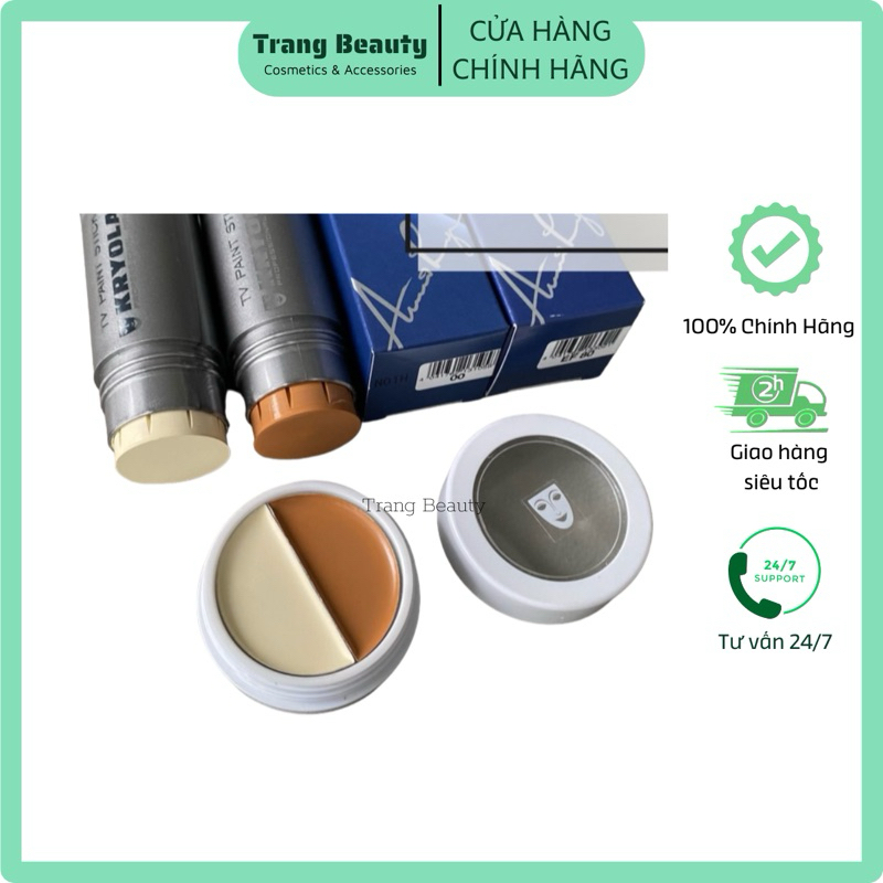 Tạo Khối Kem Thỏi Kryolan Dạng Chiết - che khuyết điểm & khối sáng, tối mini