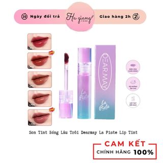  Son Tint Bóng Dearmay La Piste Lip Tint son tint bóng nhẹ không gây dính trên môi tone hồng đất lạnh xinh 