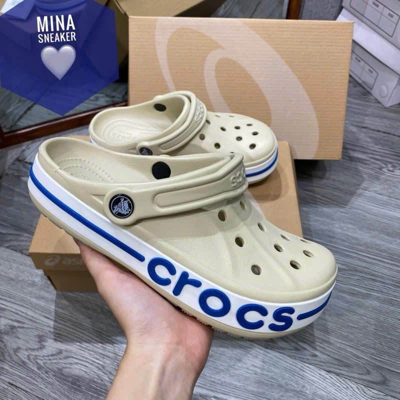 Dép Cross baya band clog Nam Nữ Viền Màu "Tặng Kèm 6Chram Size Nữ Ngẫu Nhiên" , Dép Sục Cross Unisex Màu Sắc Đa Dạng | BigBuy360 - bigbuy360.vn
