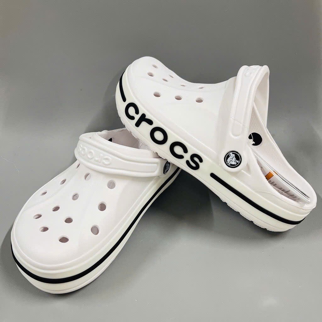 Dép Cross baya band clog Nam Nữ Viền Màu "Tặng Kèm 6Chram Size Nữ Ngẫu Nhiên" , Dép Sục Cross Unisex Màu Sắc Đa Dạng | BigBuy360 - bigbuy360.vn