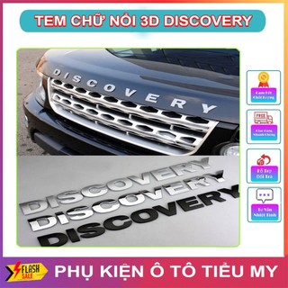 Tem Dán Chữ Nổi DISCOVERY 3d - Decal Tem Chữ 3d DISCOVERY Được Làm Bằng Chất Liệu Nhựa Cao Cấp
