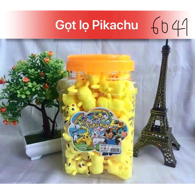 1 Lọ Gọt Bút Chì 6041 Hình Pokemon =60 Chiếc .