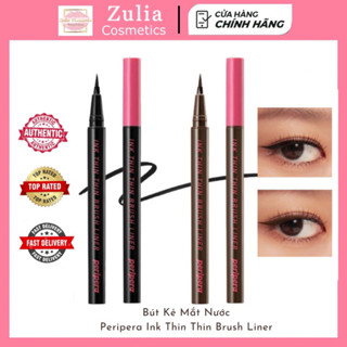 Bút Kẻ Mắt Dạ Peripera Lâu Trôi Bền Màu Ink Thin Brush Liner