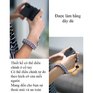 Dây máy ảnh đeo cổ tay Paracord