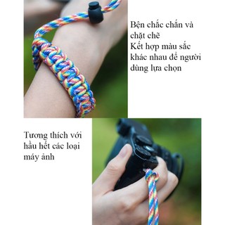 Dây máy ảnh đeo cổ tay Paracord