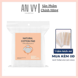  Bông tẩy trang Natural Cotton Pad 222 miếng quốc dân mẫu mới 