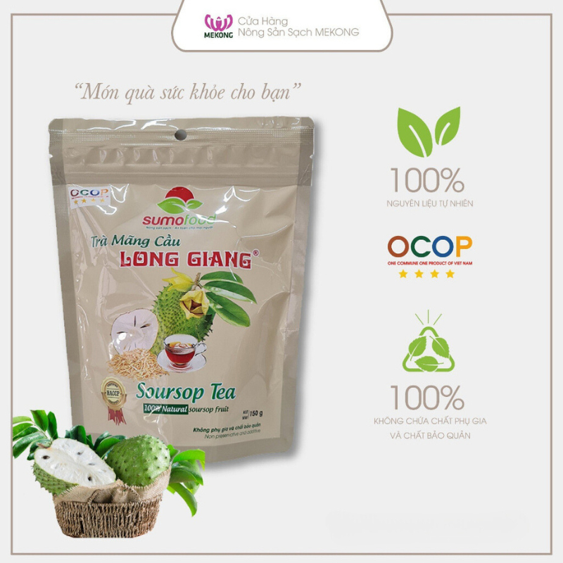 {OCOP 4*} TRÀ MÃNG CẦU LONG GIANG TÚI 150g