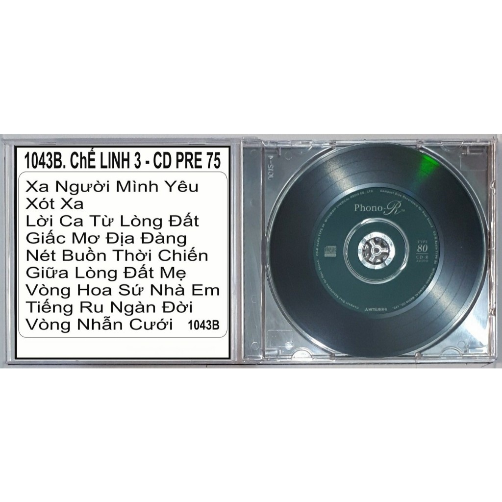 BỘ 5 CD CHẾ LINH - CD PRE 75 ( 1043A - 1045B )