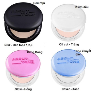  PHẤN PHỦ EGLIPS About Tone   Oil Cut  Air Fit  Blur Powder Pact Vegan thuần chay che phủ tốt 