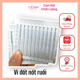 Hộp 100 kim đốt nốt ruồi ( hộp 10 vỉ, 100 kim)