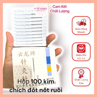 Hộp 100 kim đốt nốt ruồi ( hộp 10 vỉ, 100 kim)