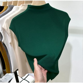 Áo thun tăm cổ lọ tay hến LyLy1 Shop chất thun tăm mềm, mát co giãn 4 chiều đủ size 38-85kg