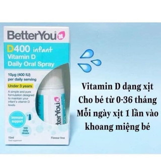 Vitamin D3 DLUX Anh dạng xịt 15ml